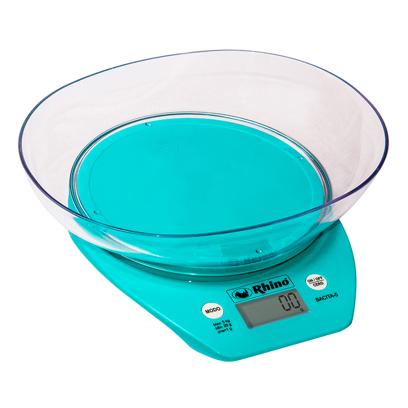 Rhino BACI-5X Bascula Electrónica Cocina Alta Precisión 5 kg – INMEZA