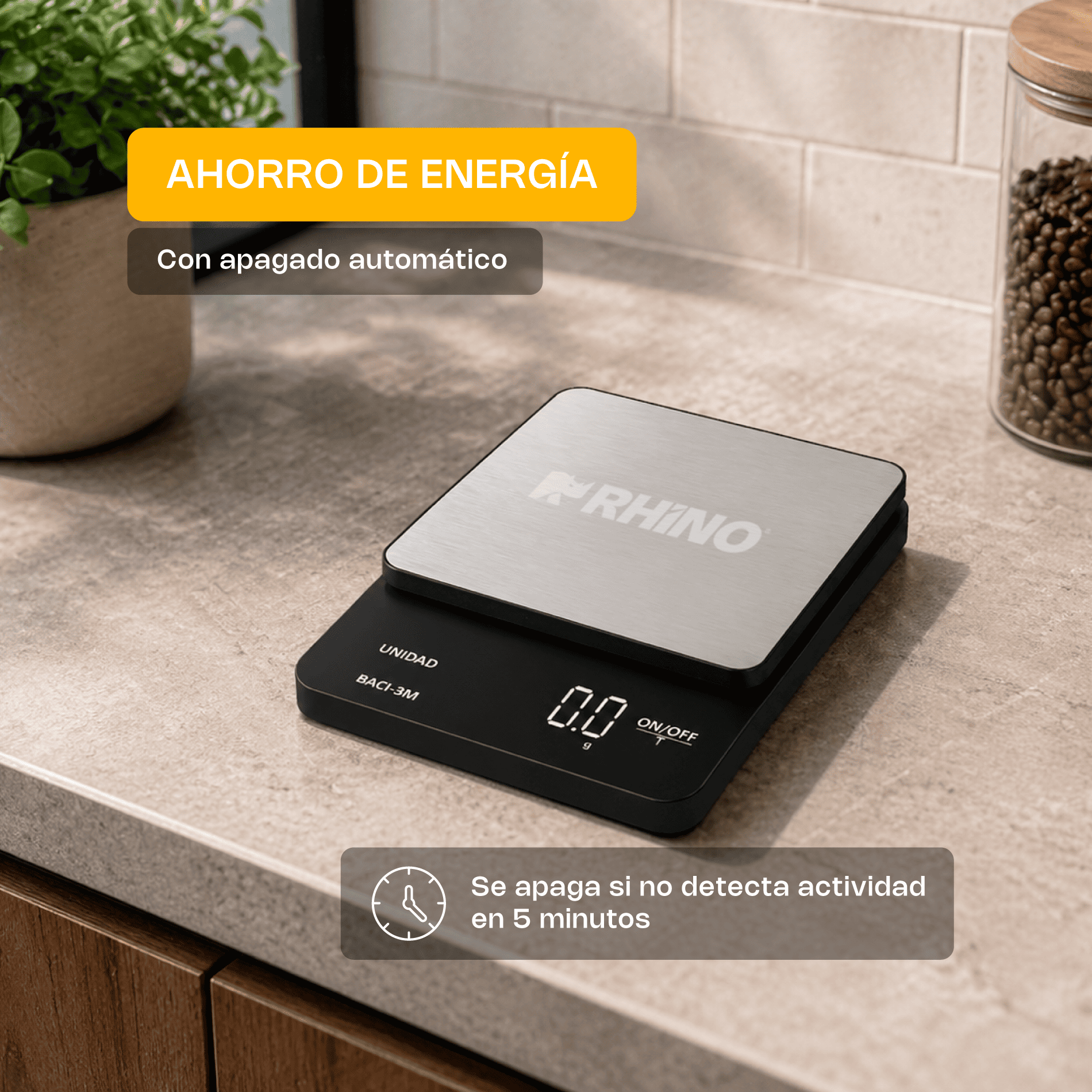 Báscula Digital de Precisión de 0.1 g con Capacidad de 3 kg