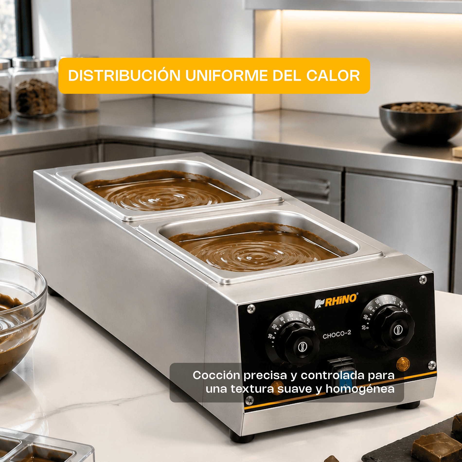Templadora de Chocolate 1,040 W
