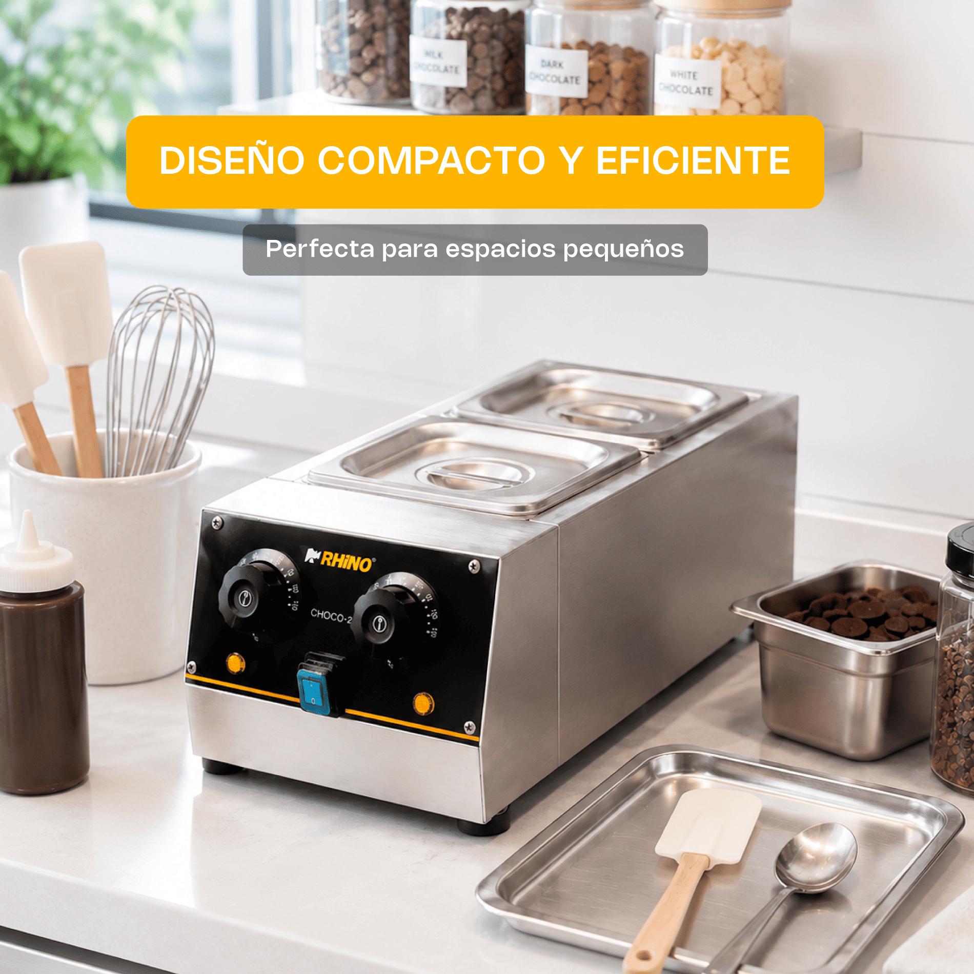 Templadora de Chocolate 1,040 W