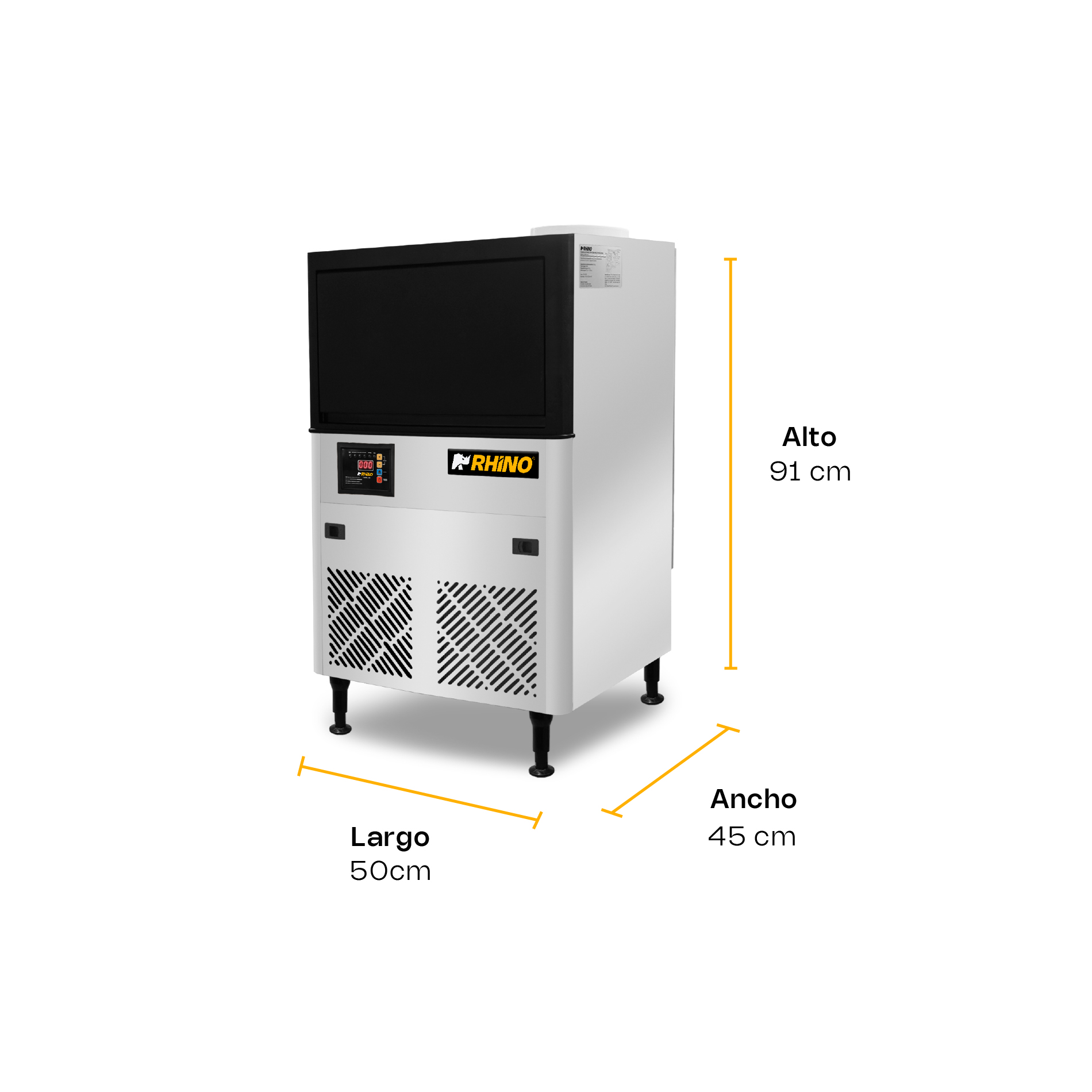 Fábrica Multifuncional de Hielo en Cubo 40 kg