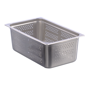 Inserto de Acero Inoxidable Perforado Entero 8″