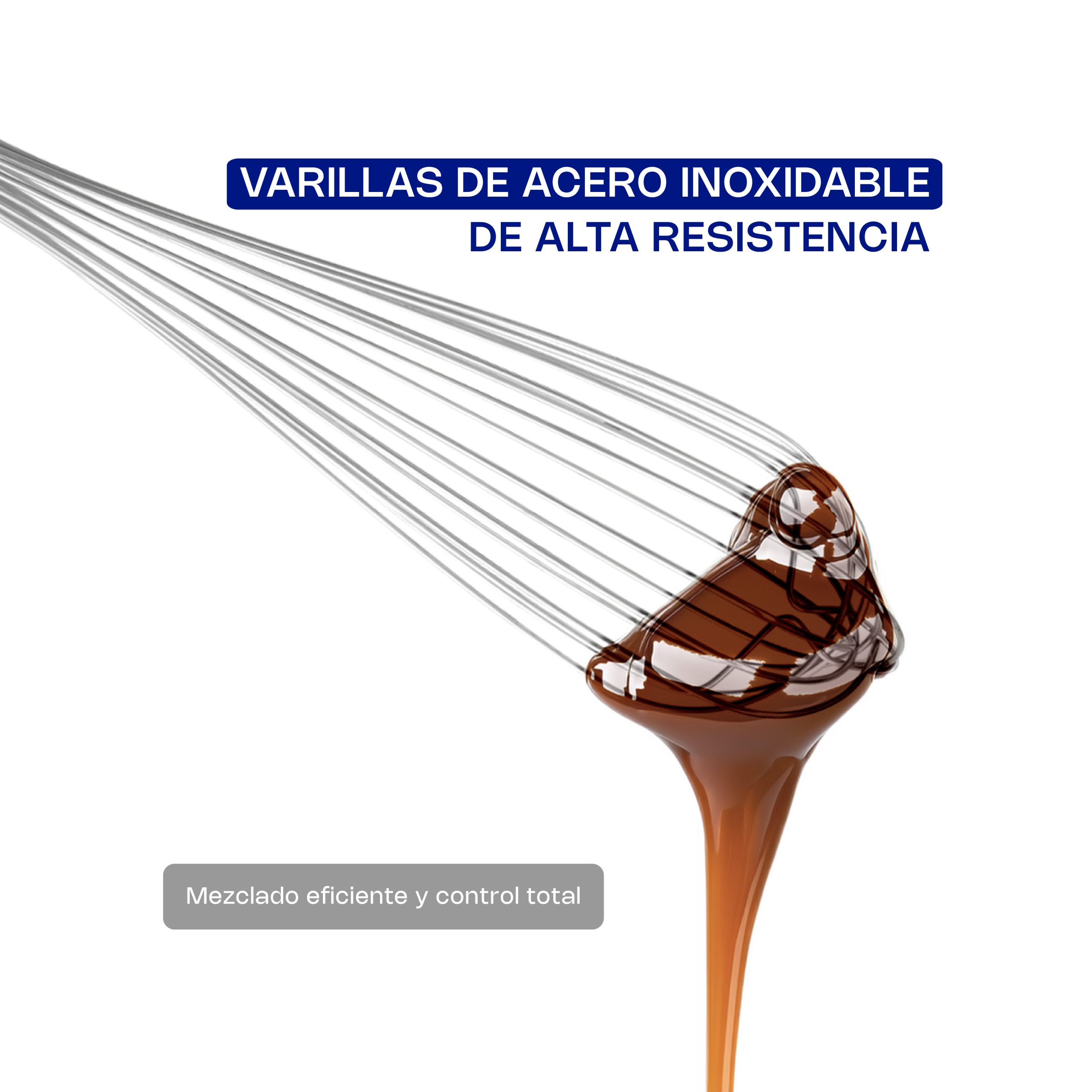 Batidor Francés de Acero Inoxidable 18"