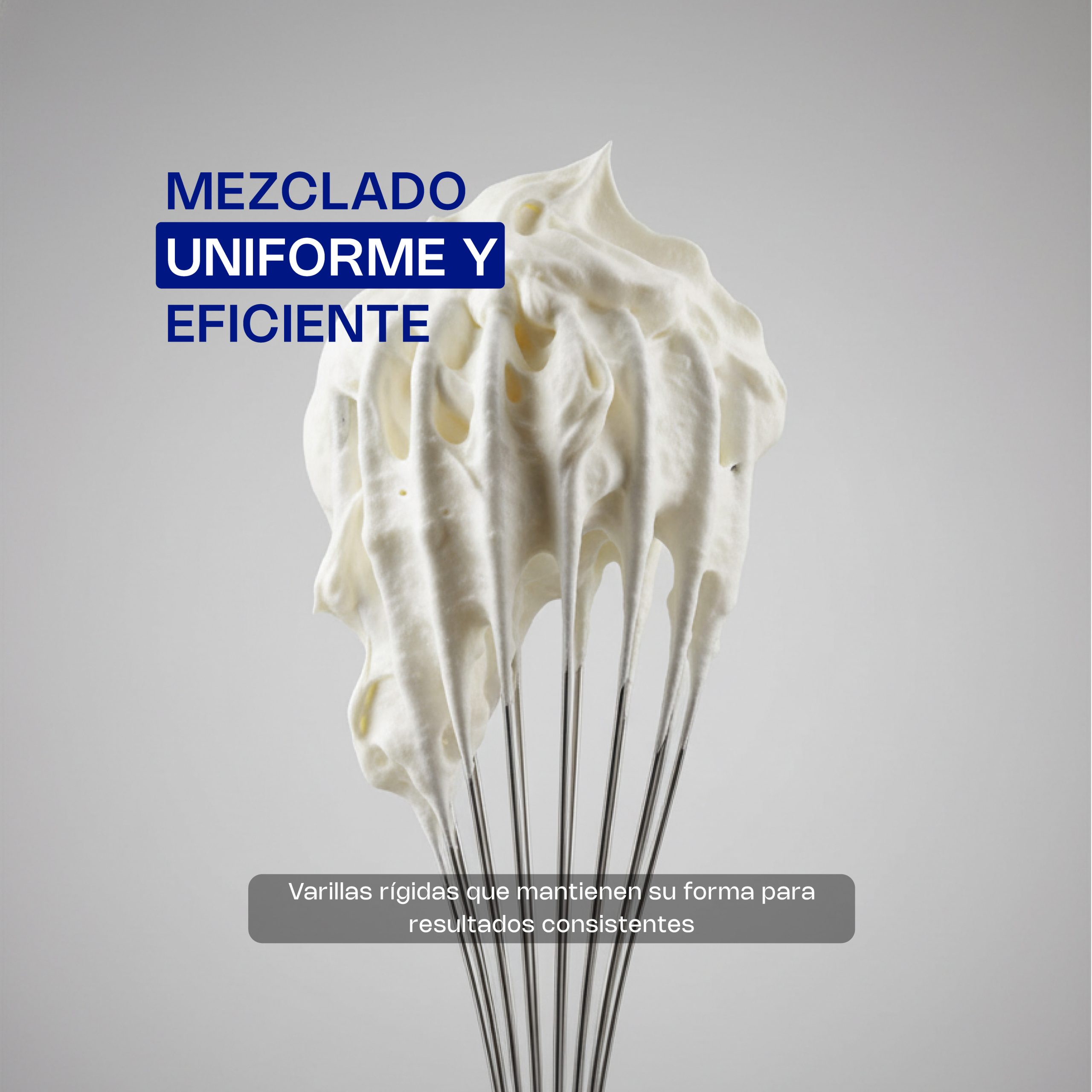 Batidor Francés de Acero Inoxidable 20"