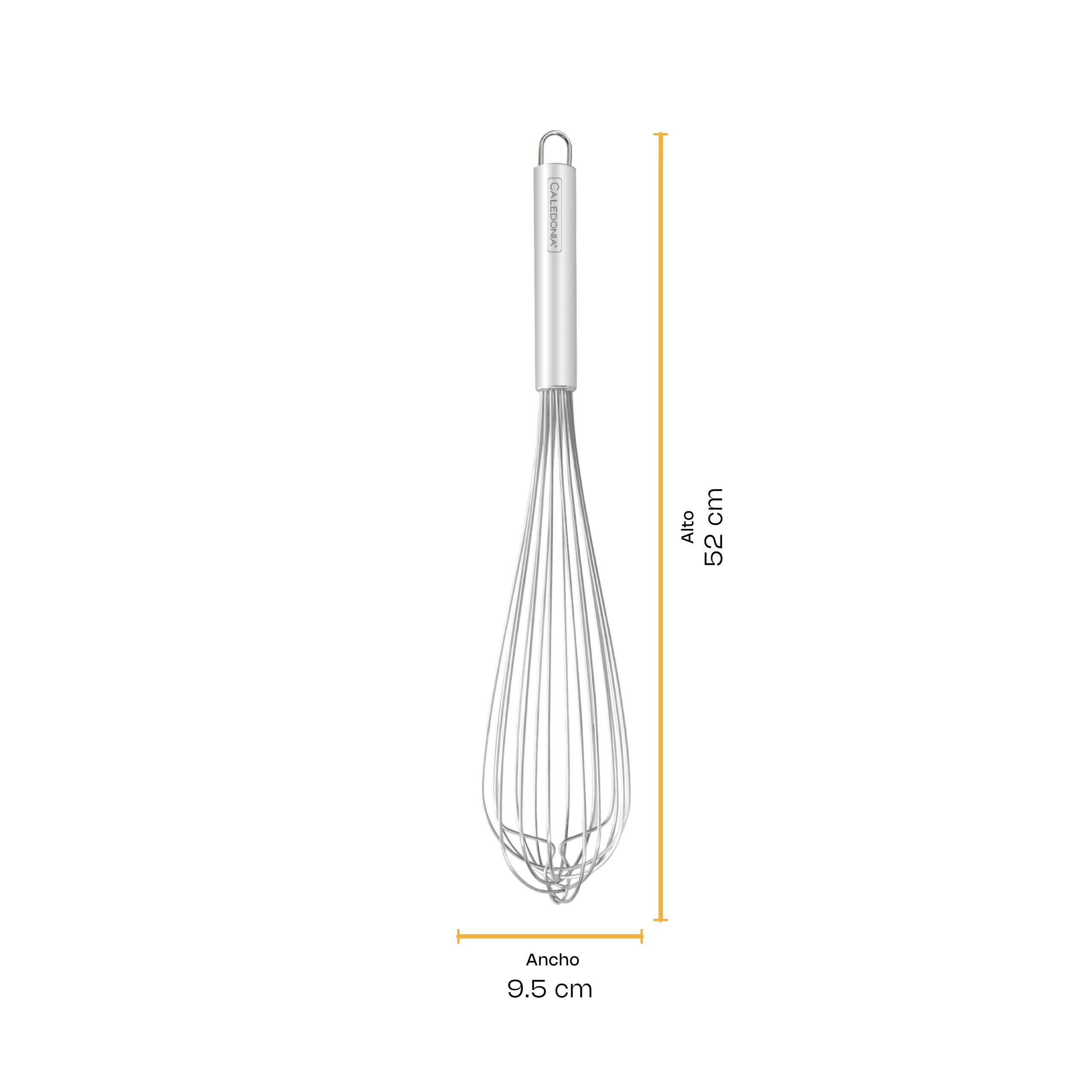 Batidor Francés de Acero Inoxidable 22"