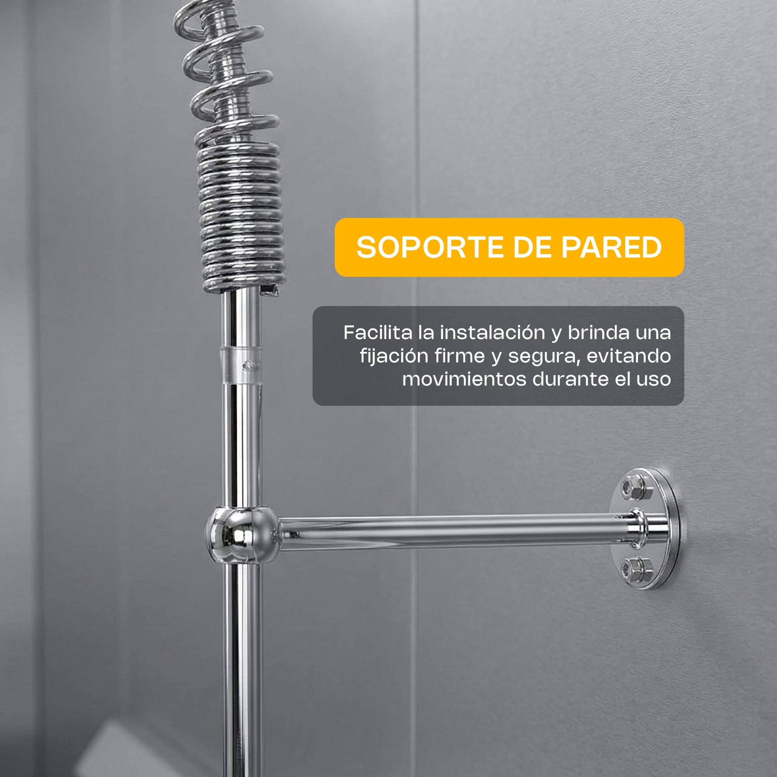 Manguera de Prelavado a Pared con 2 Llaves Separadas