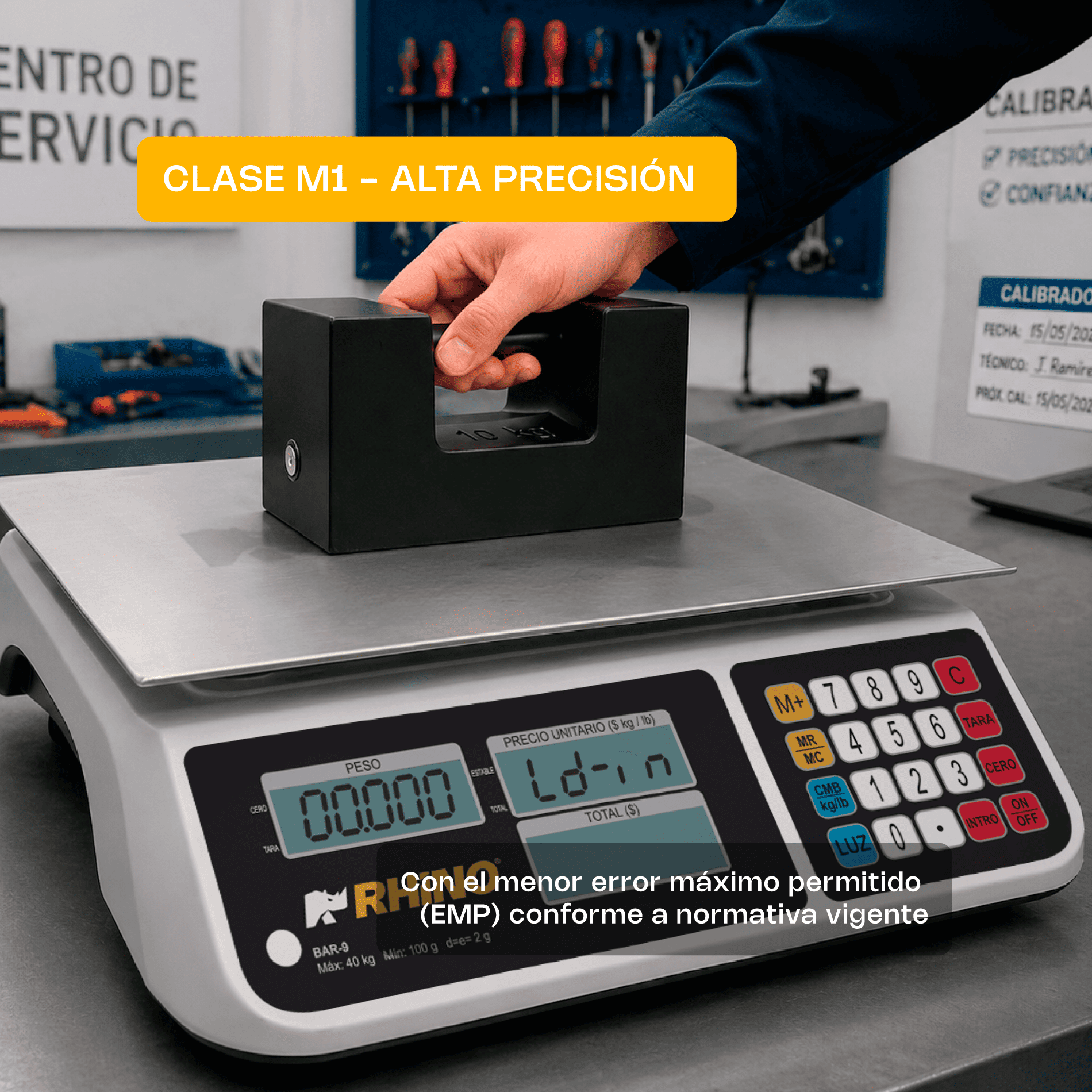 Pesa Patrón de Hierro de Alta Densidad 10 kg