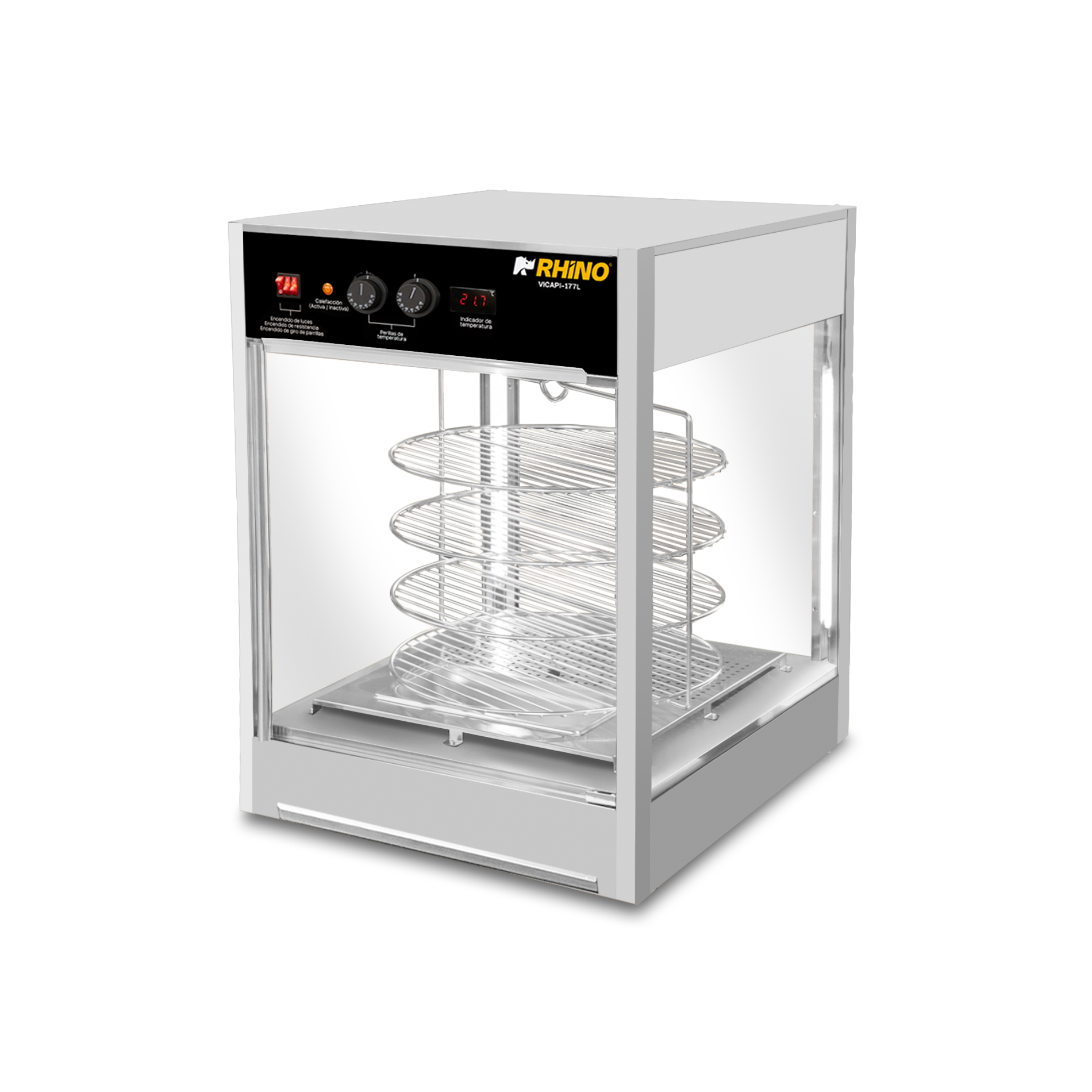 Vitrina Calentadora de Pizza 177L