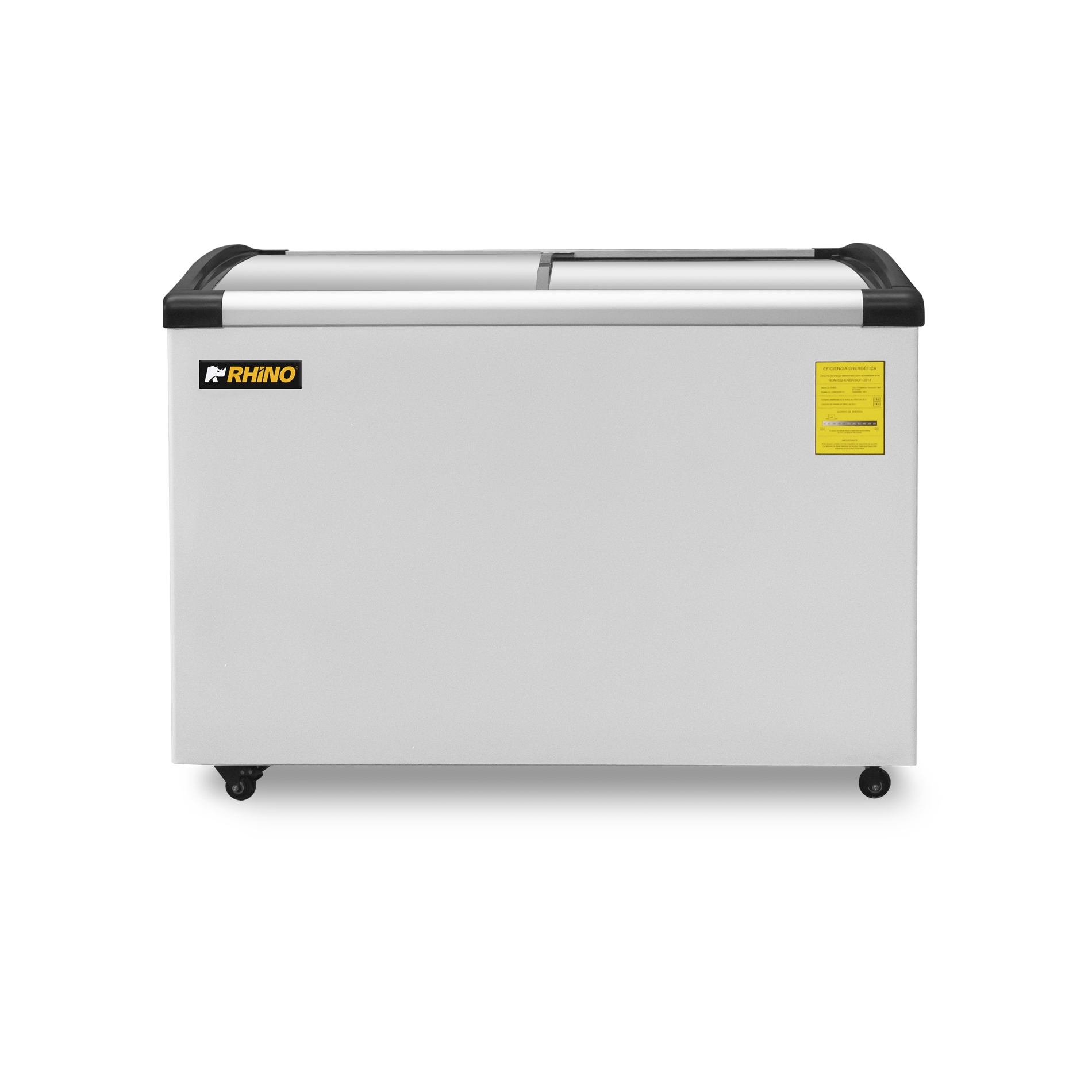 Congelador Tapa de Cristal Curva 10 pies