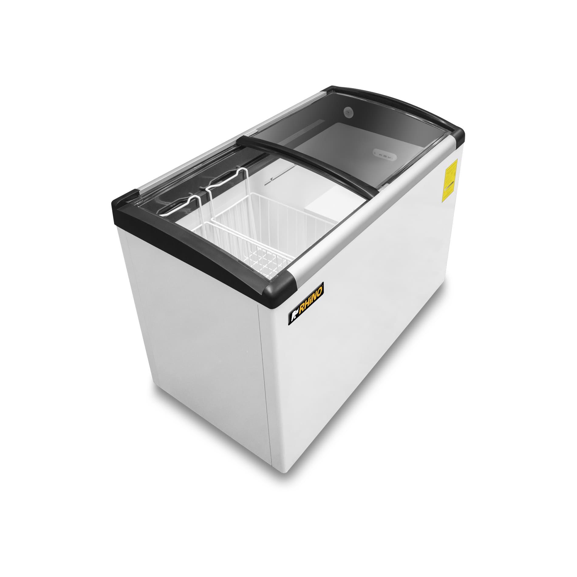 Congelador Tapa de Cristal Curvo 7 pies