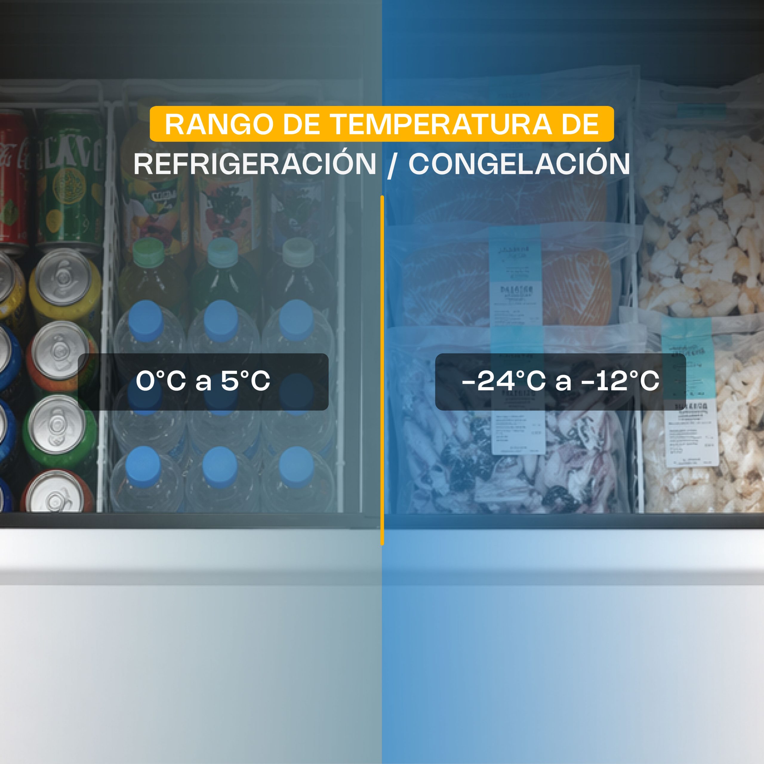 Congelador Tapa de Cristal Curvo 7 pies