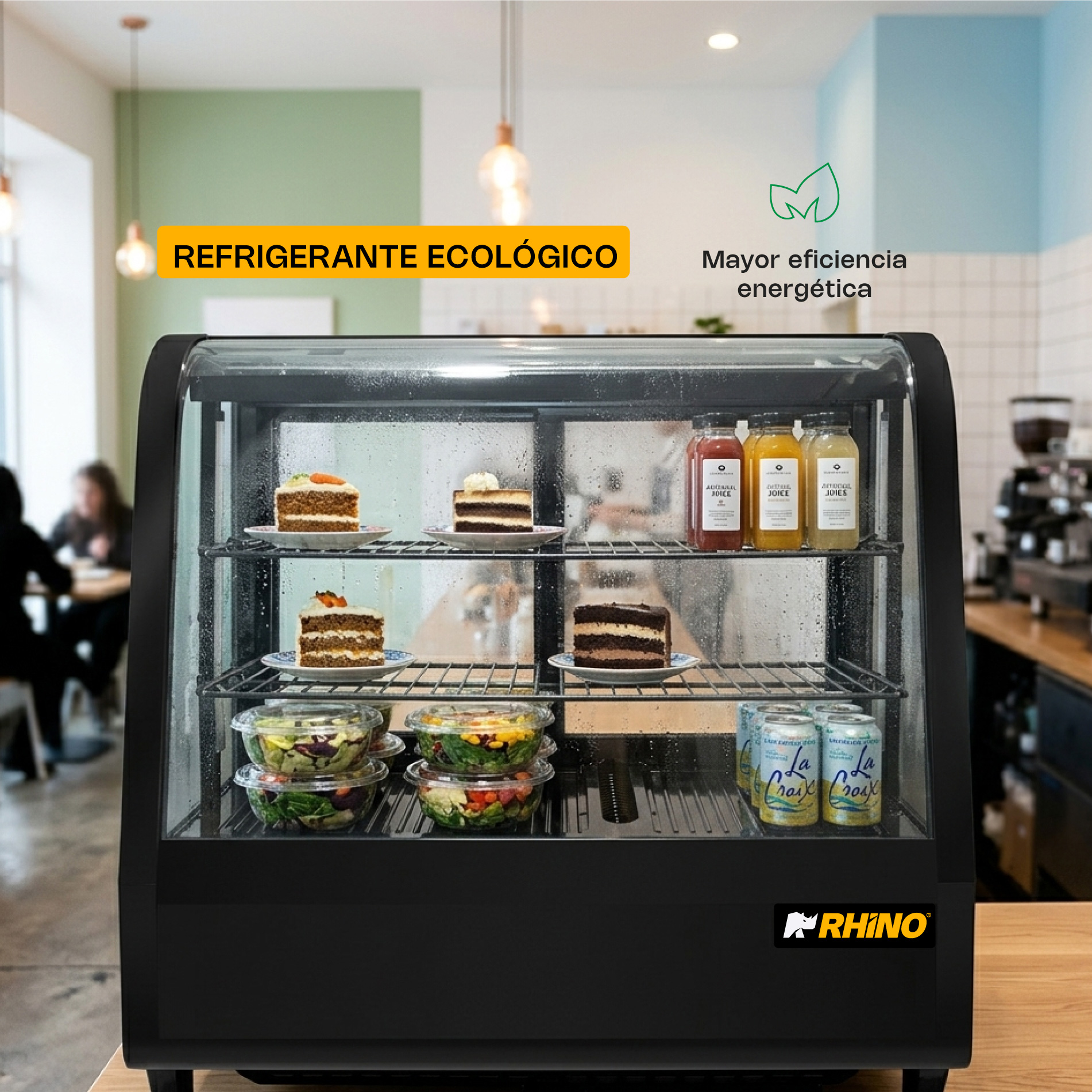 Vitrina Refrigerada de Mostrador 76 L