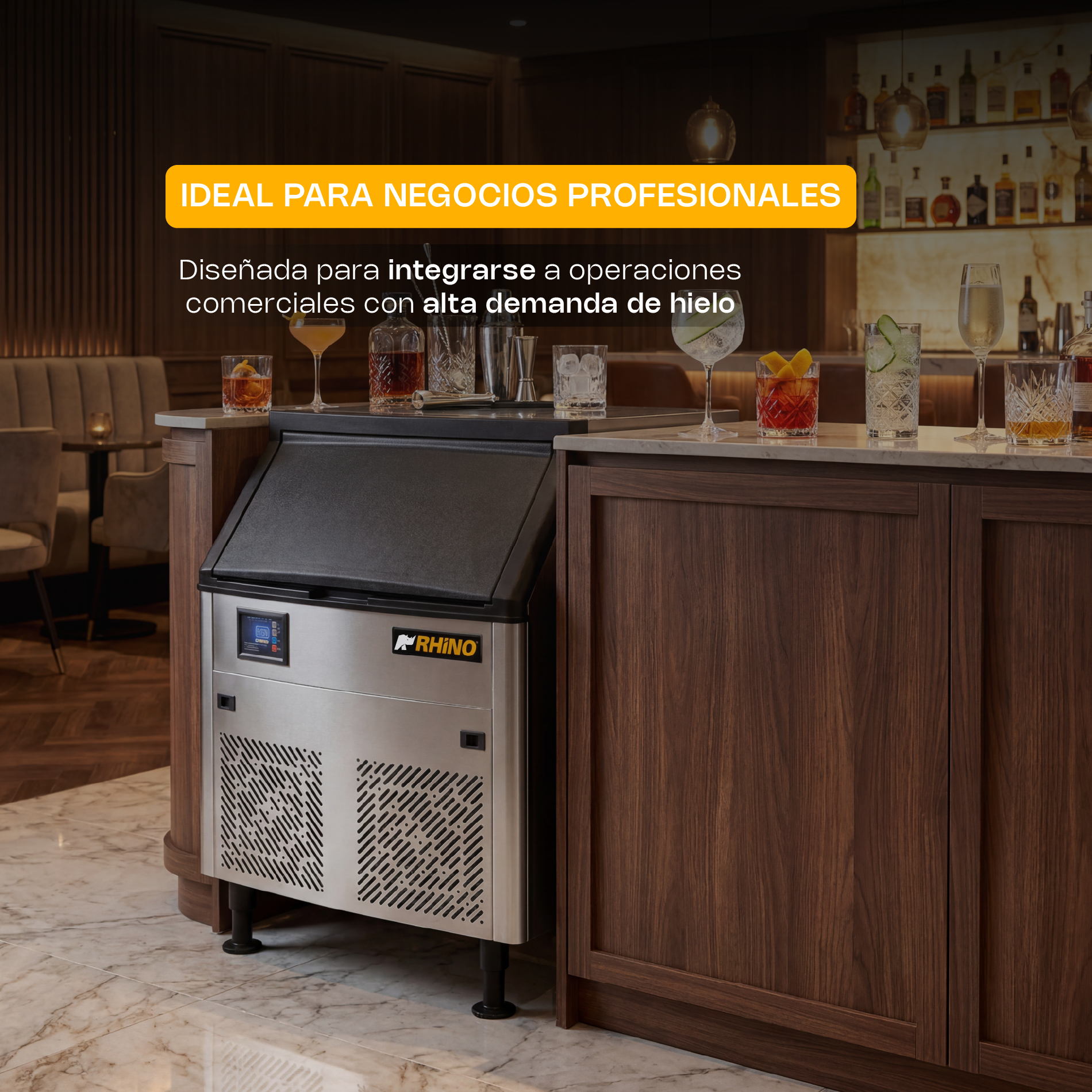 Fábrica de Hielo en Cubo 100 kg