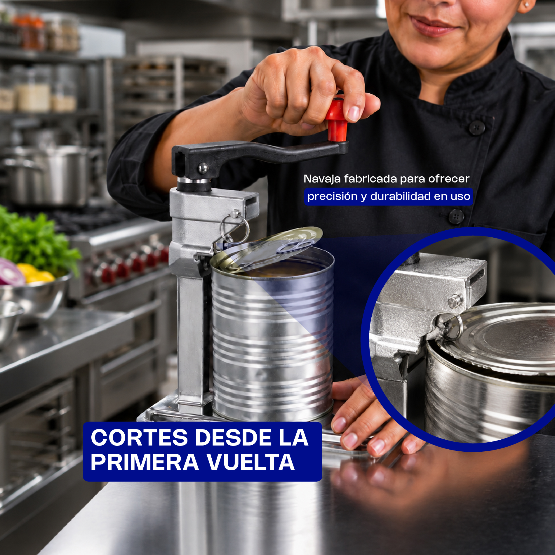 Abrelatas Industrial de 55 cm