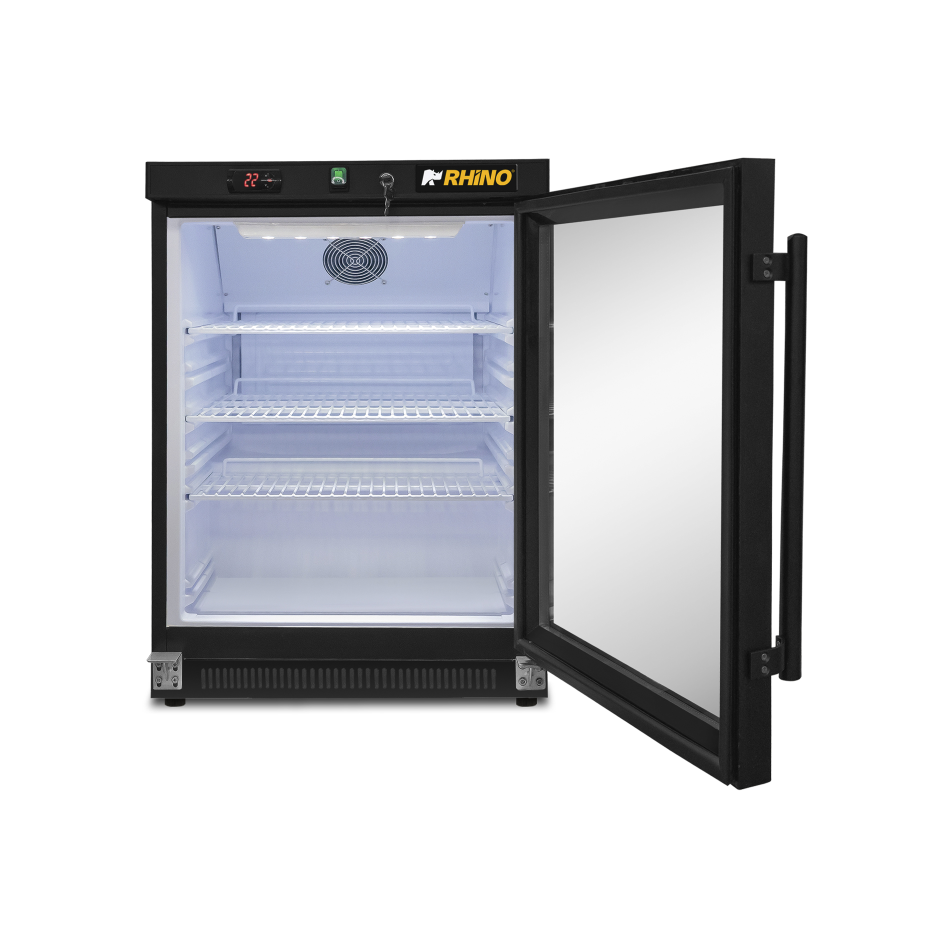 Refrigerador Vertical Puerta de Cristal