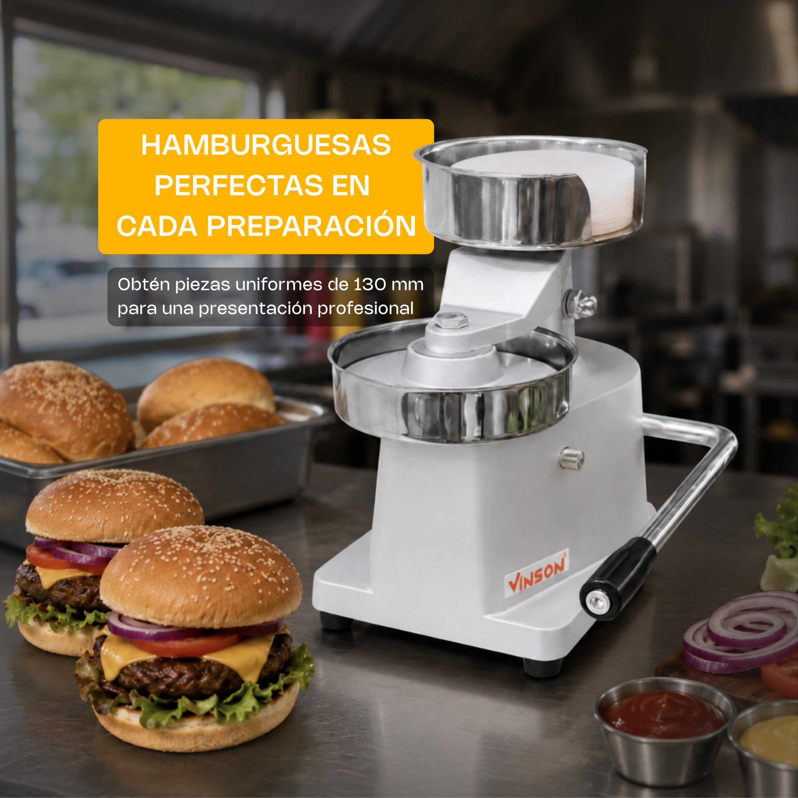 Formador de Hamburguesas