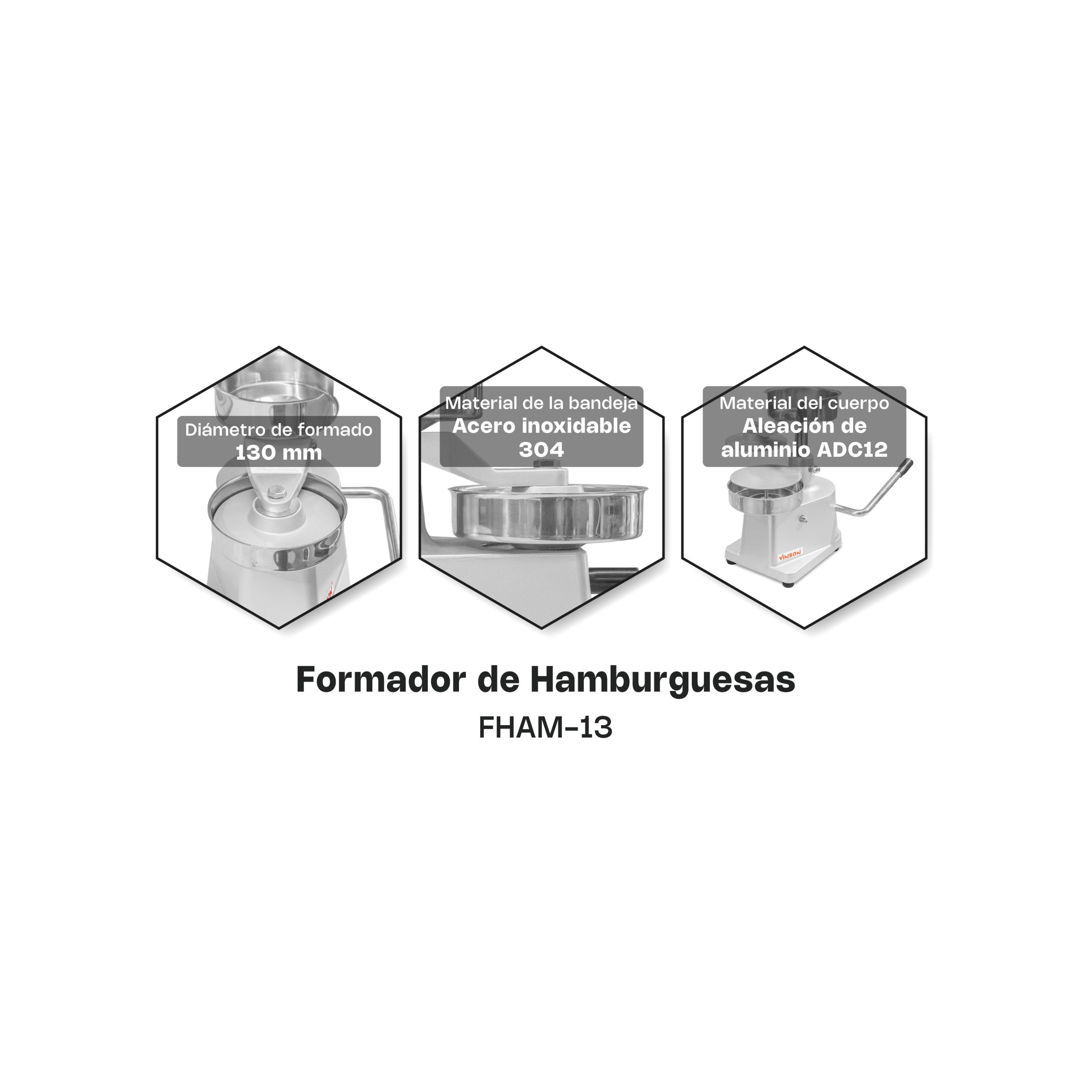 Formador de Hamburguesas