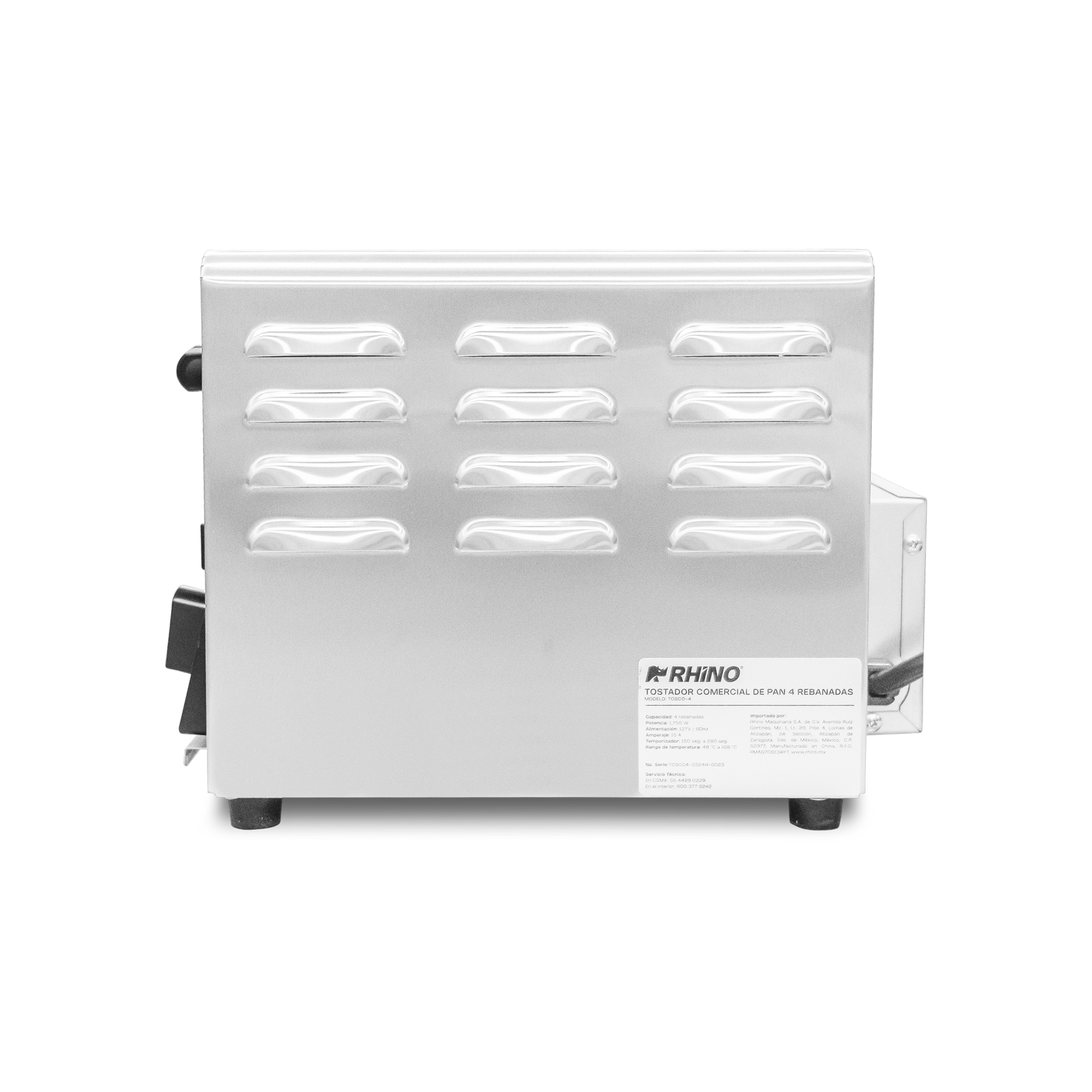 Tostador Comercial de Pan 4 Rebanadas