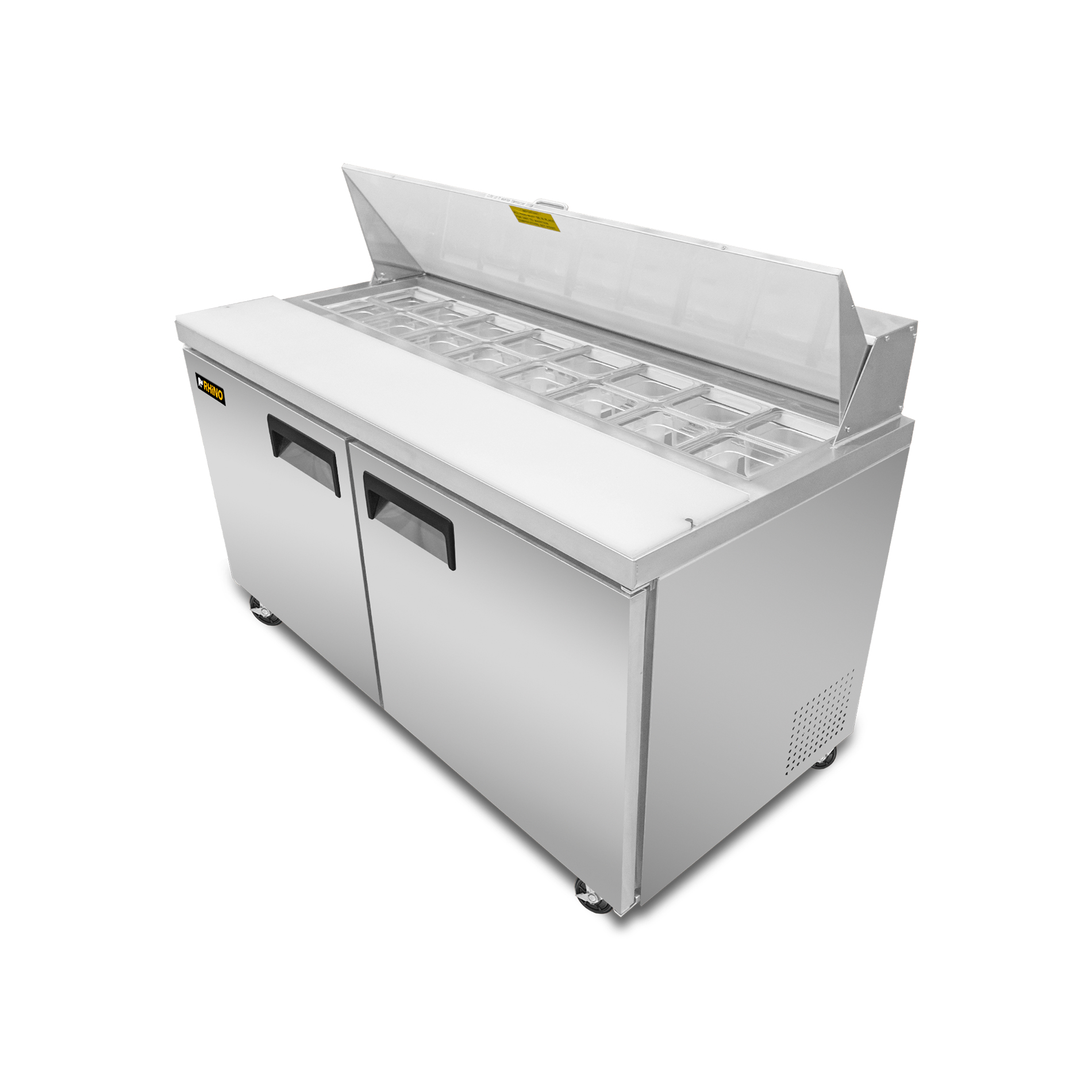 Mesa Refrigerada de Acero Inoxidable para Preparación 15.2 pies | MERSAL-60