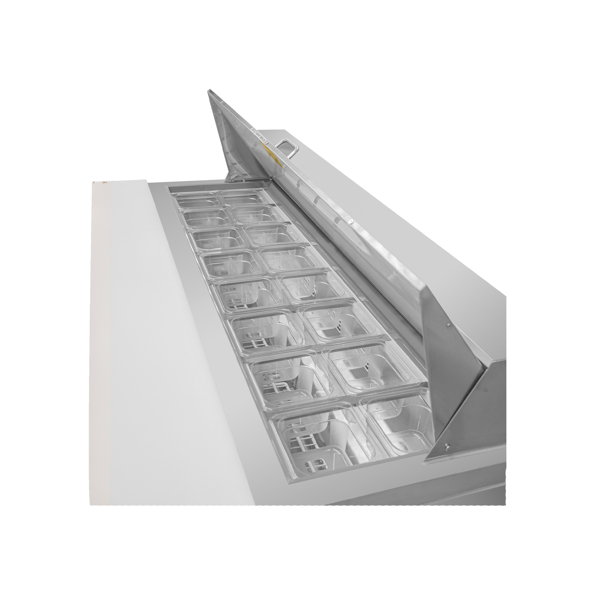 Mesa Refrigerada de Acero Inoxidable para Preparación 15.2 pies | MERSAL-60