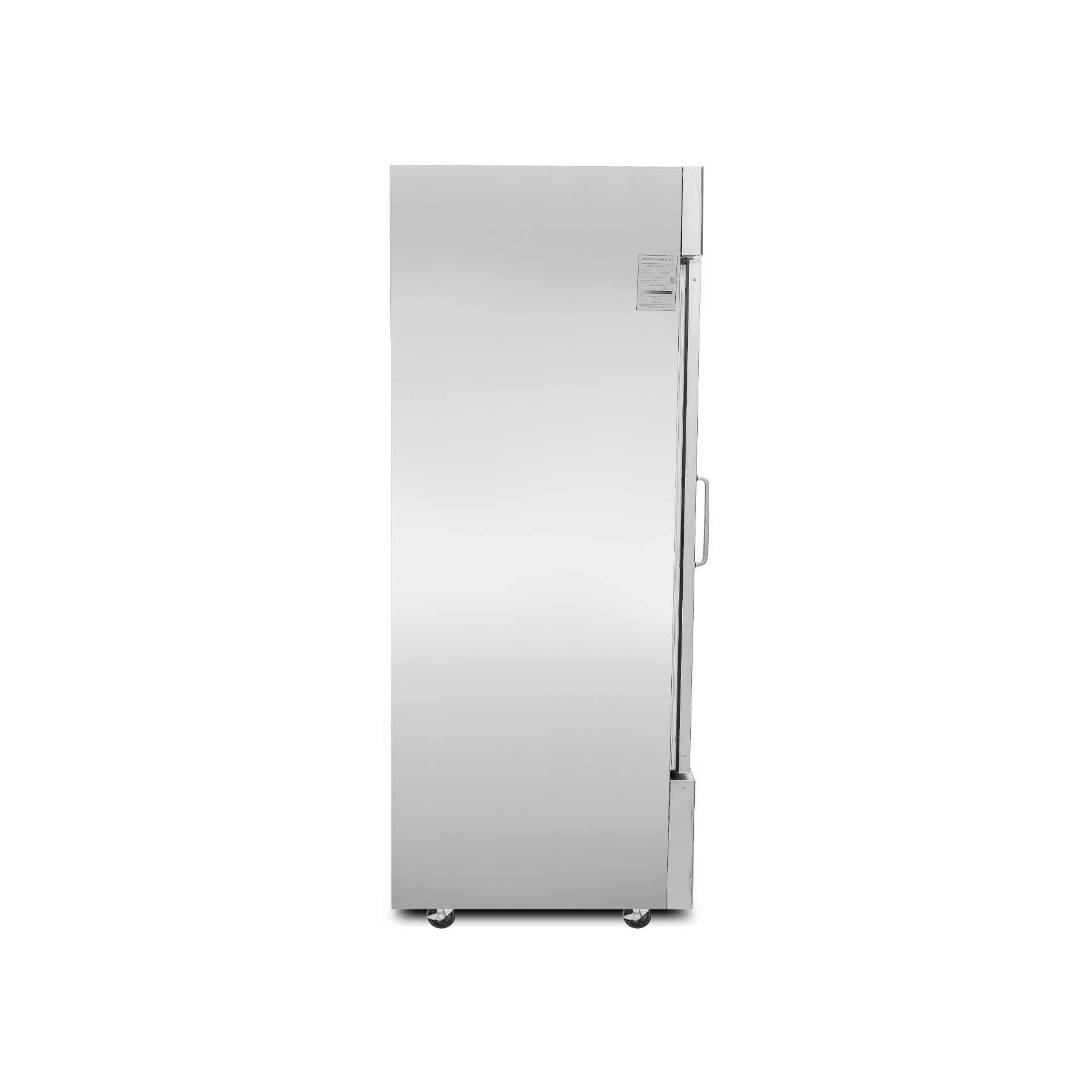 Congelador Vertical de Acero Inoxidable con Puerta de Cristal 21 pies