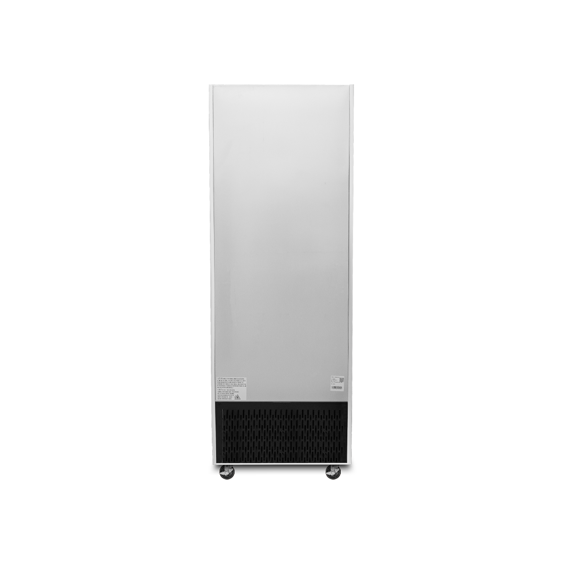 Congelador Vertical de Acero Inoxidable con Puerta de Cristal 21 pies