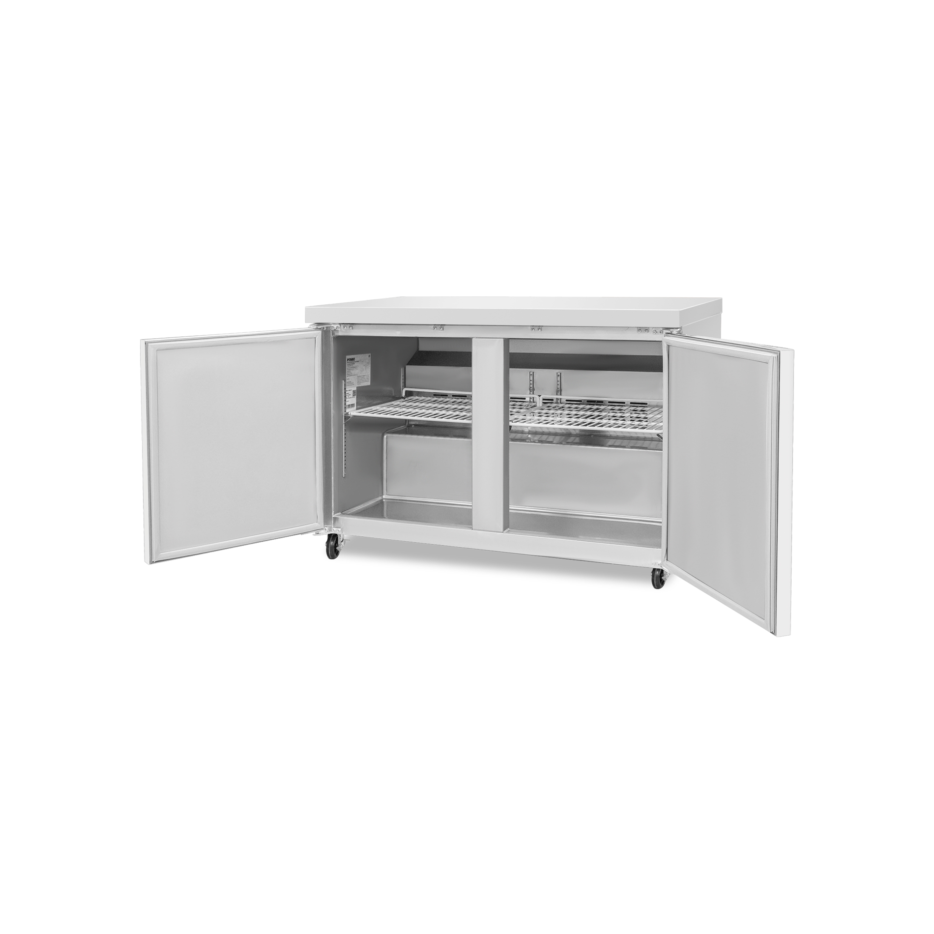 Mesa Refrigerada Bajo Barra de Acero Inoxidable 7.6 pies