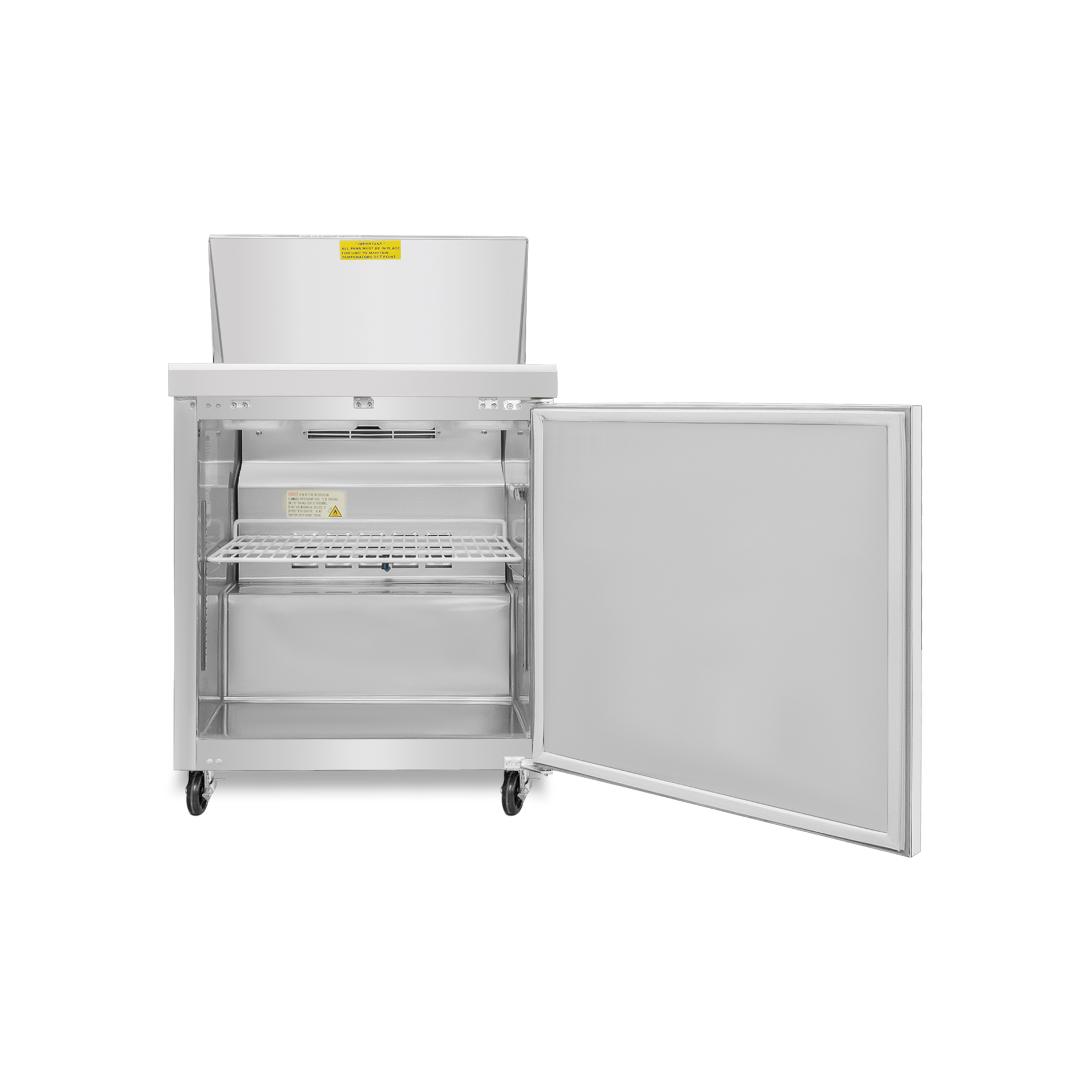 Mesa Refrigerada de Acero Inoxidable para Preparación 7.1 pies