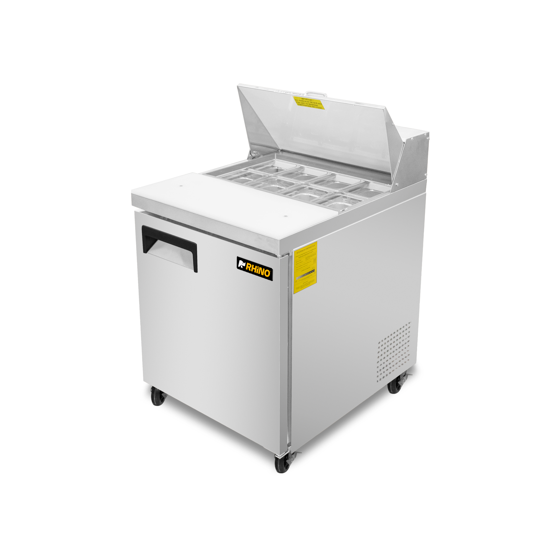 Mesa Refrigerada de Acero Inoxidable para Preparación 7.1 pies