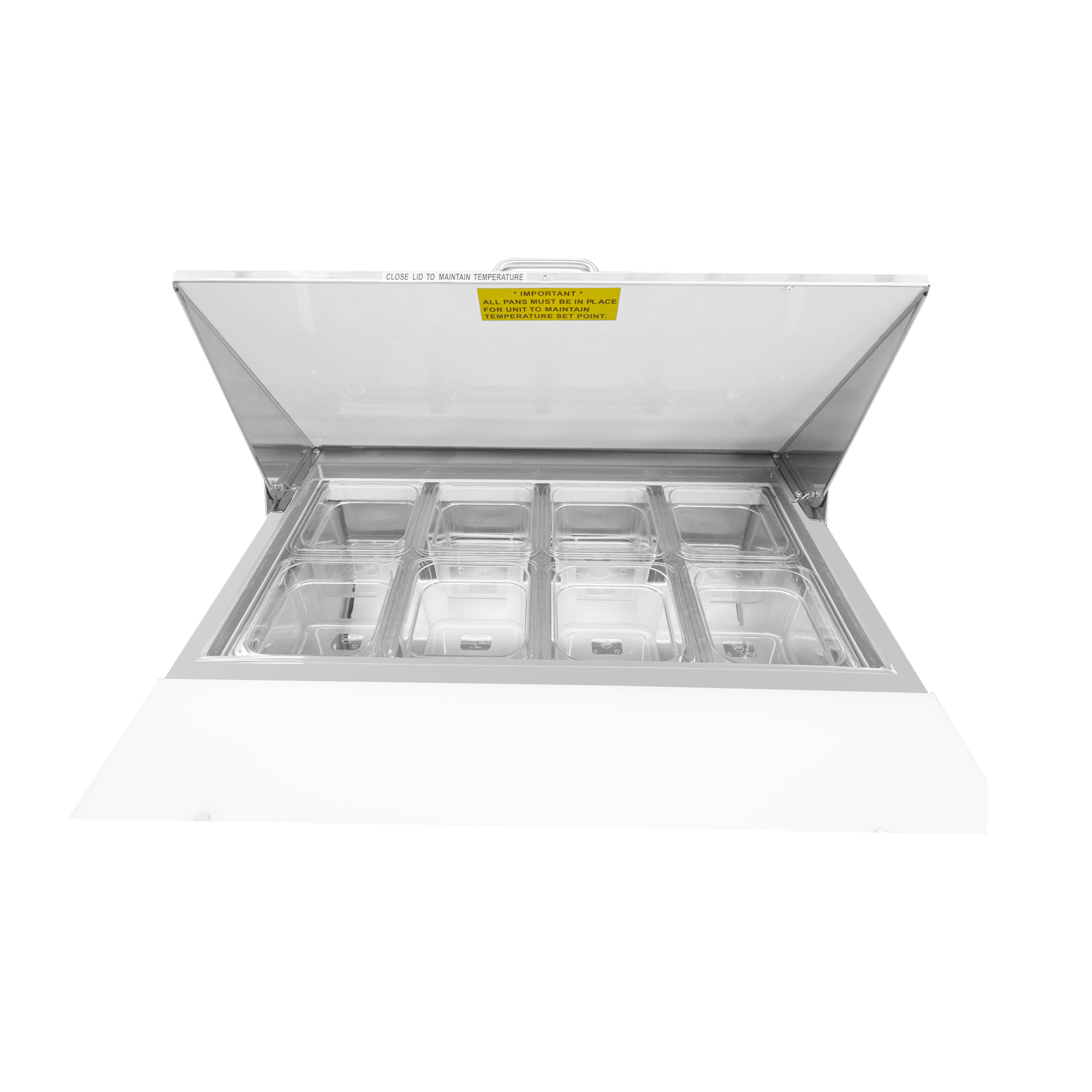 Mesa Refrigerada de Acero Inoxidable para Preparación 7.1 pies