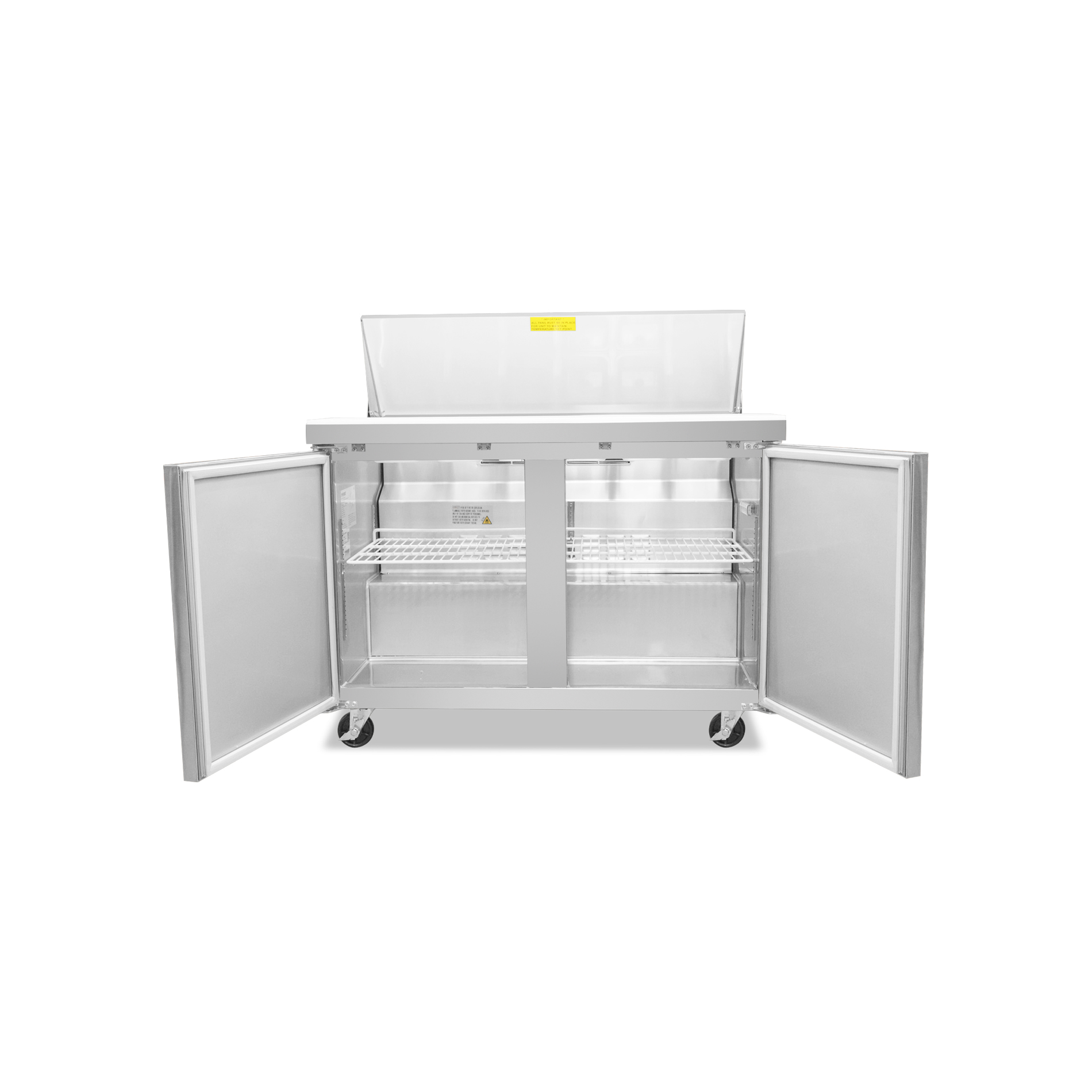 Mesa Refrigerada de Acero Inoxidable para Preparación 12.6 pies