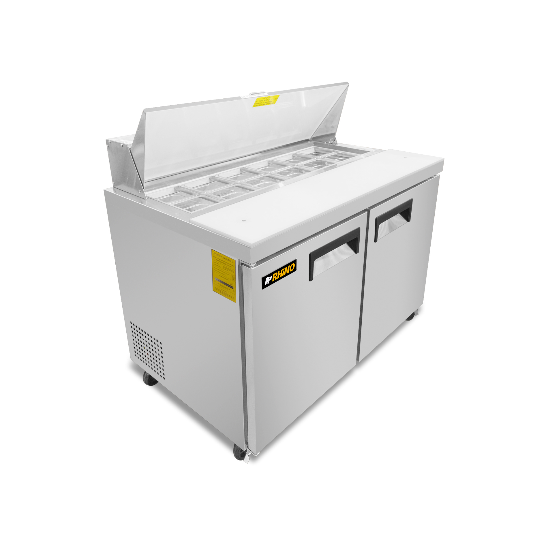 Mesa Refrigerada de Acero Inoxidable para Preparación 12.6 pies