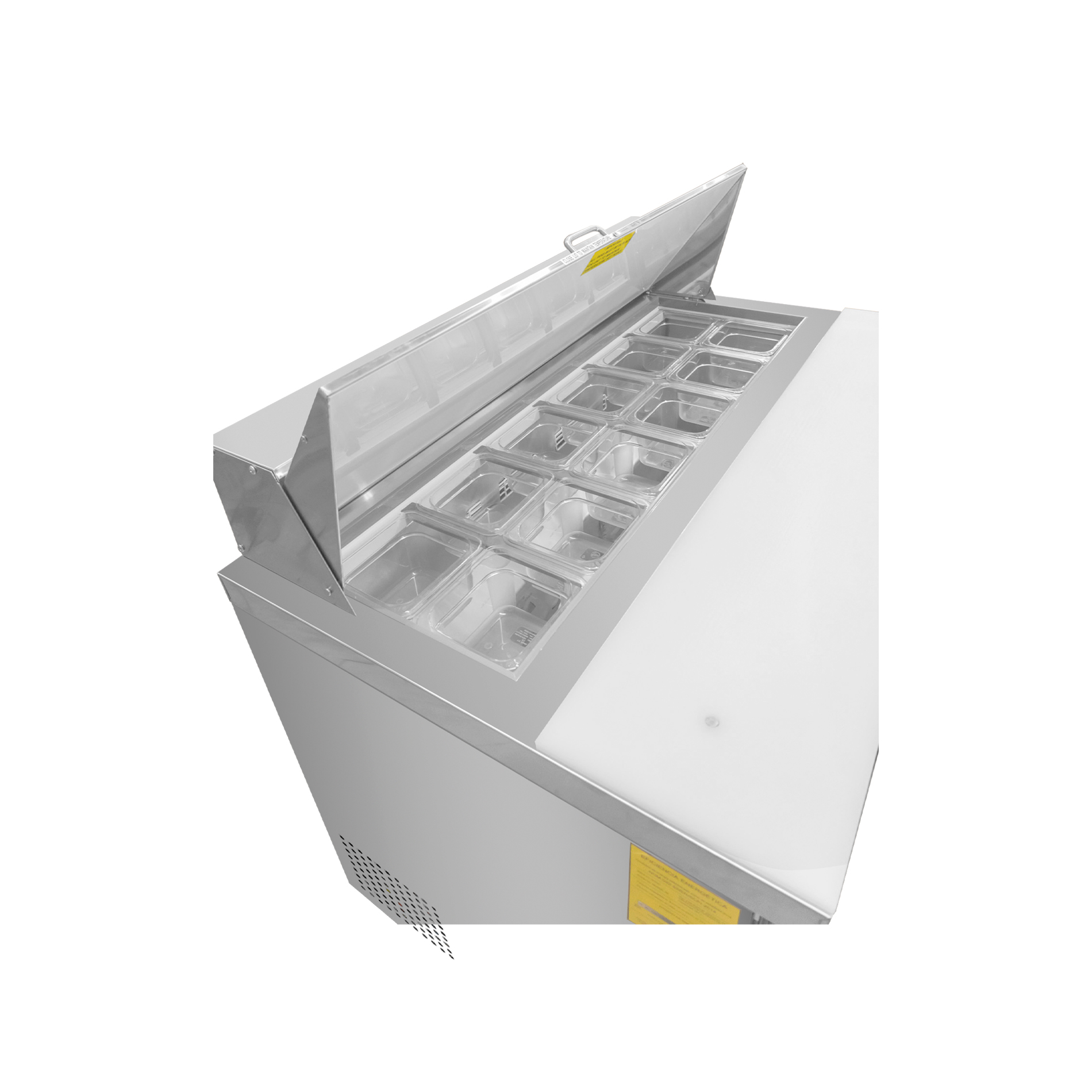 Mesa Refrigerada de Acero Inoxidable para Preparación 12.6 pies