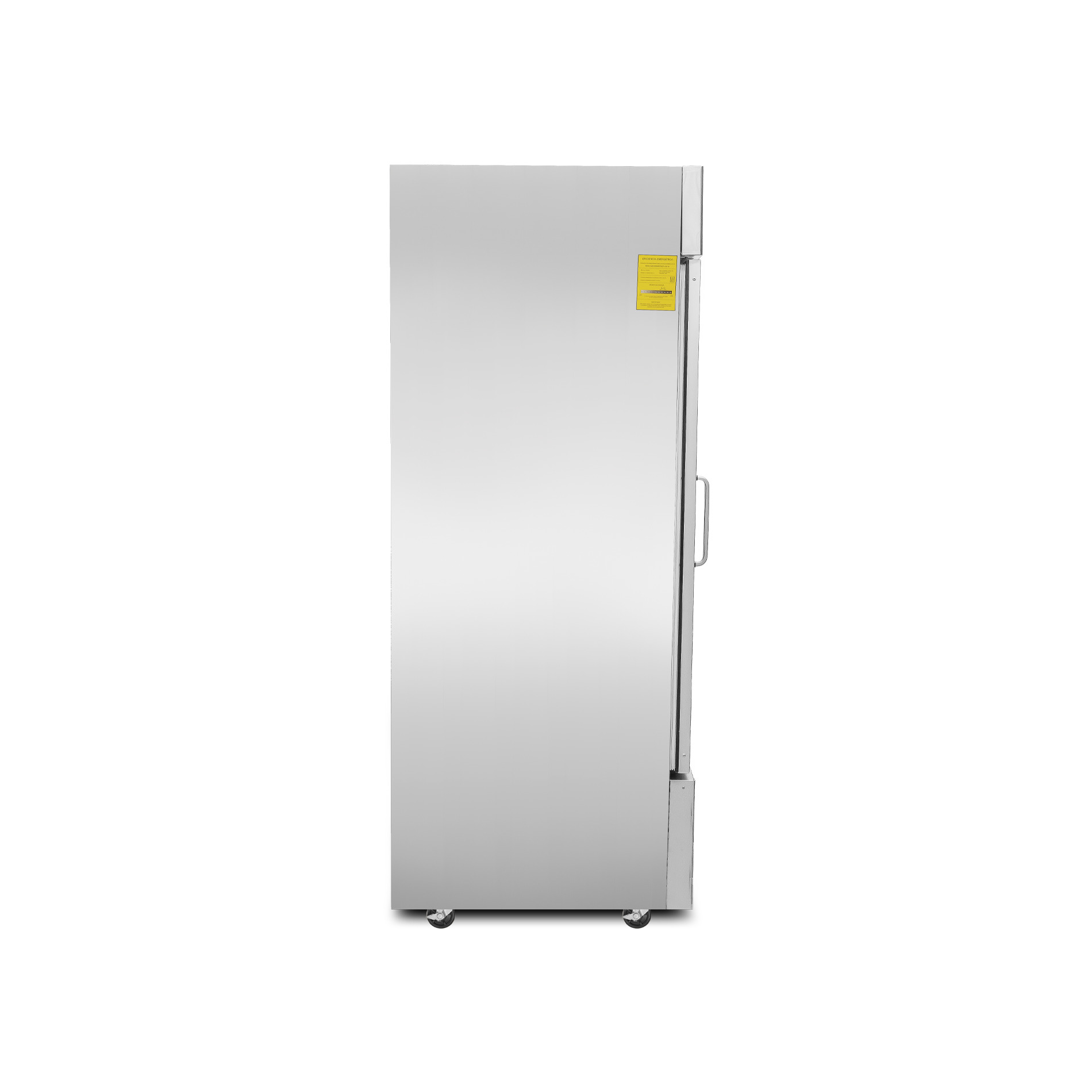Refrigerador Vertical de Acero Inoxidable con Puerta de Cristal 21 pies