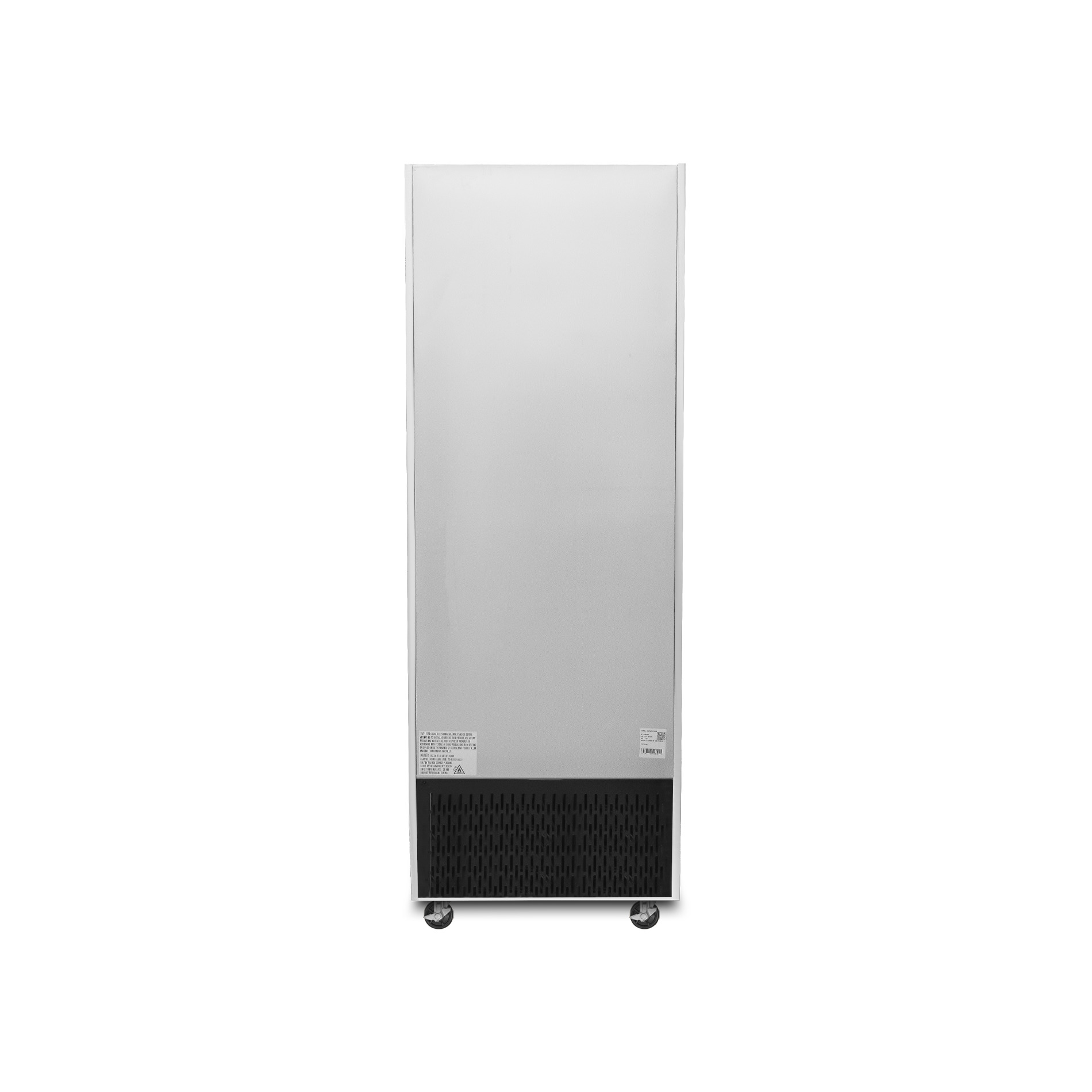 Refrigerador Vertical de Acero Inoxidable con Puerta de Cristal 21 pies